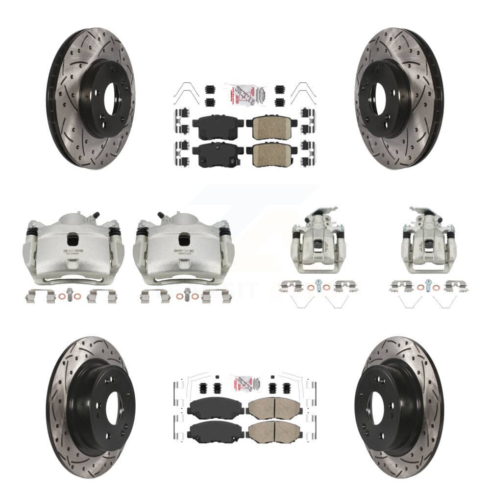 Transit Auto - KCD-100931N - Front and Rear Disc Brake Kits