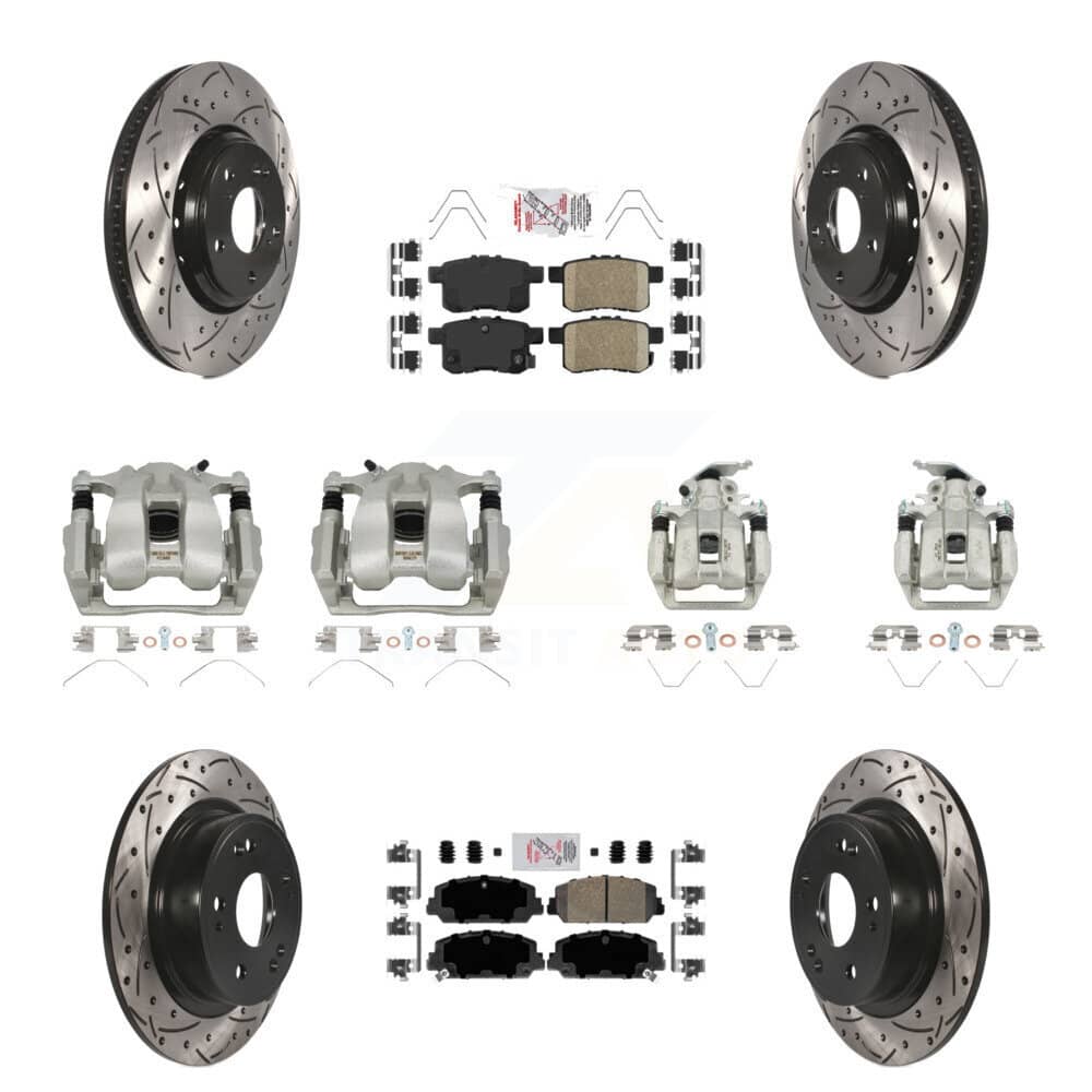 Transit Auto - KCD-100932N - Front and Rear Disc Brake Kits