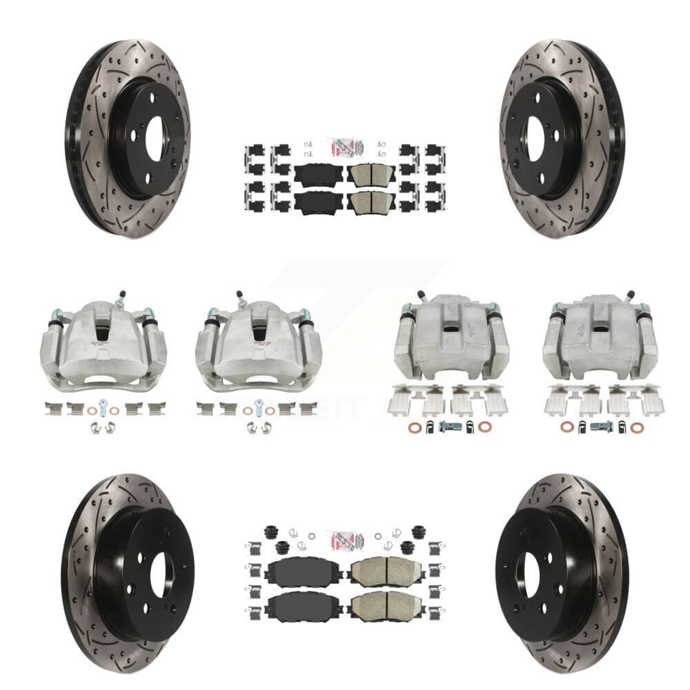 Transit Auto - KCD-100947N - Front and Rear Disc Brake Kits