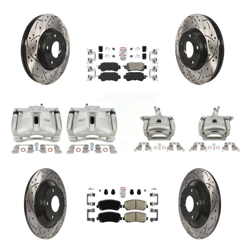 Transit Auto - KCD-100956N - Front and Rear Disc Brake Kits
