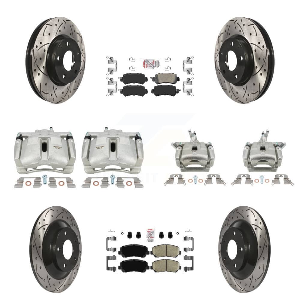 Transit Auto - KCD-100957N - Front and Rear Disc Brake Kits