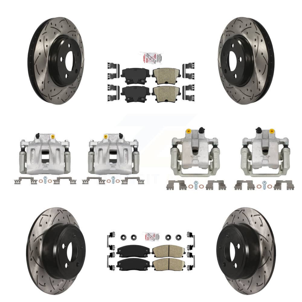Transit Auto - KCD-100961N - Front and Rear Disc Brake Kits