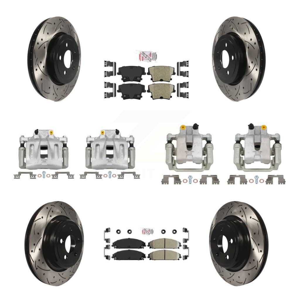 Transit Auto - KCD-100979N - Front and Rear Disc Brake Kits