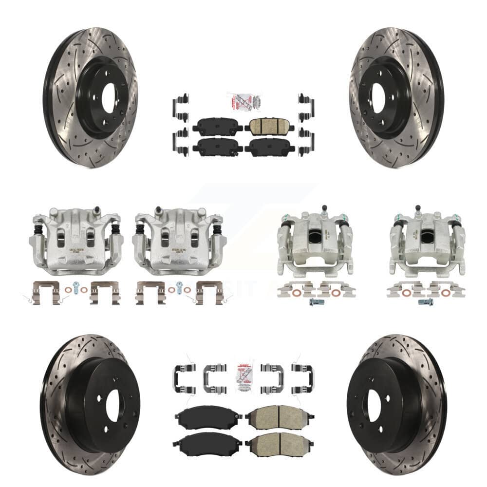 Transit Auto - KCD-101013N - Front and Rear Disc Brake Kits