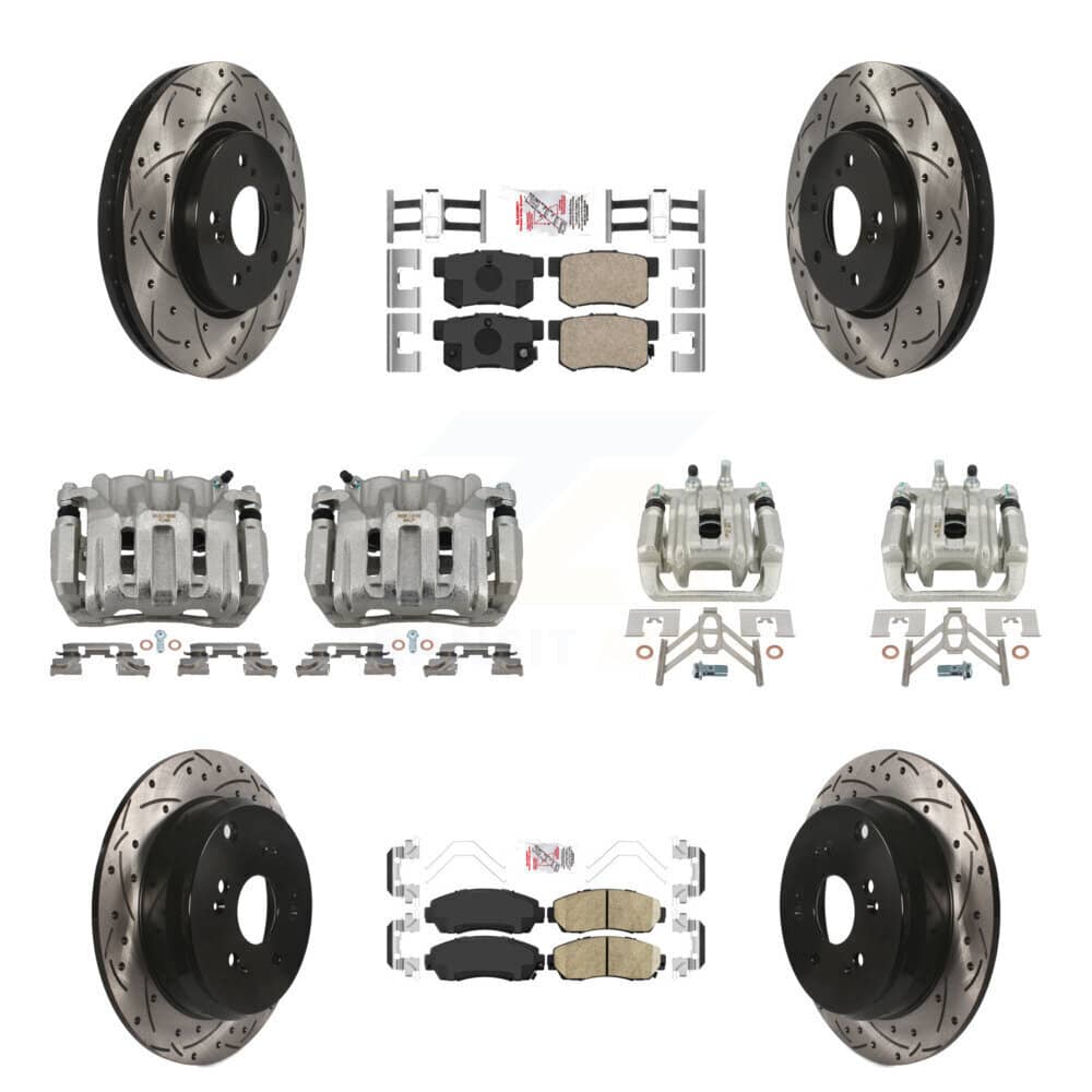 Transit Auto - KCD-101025N - Front and Rear Disc Brake Kits