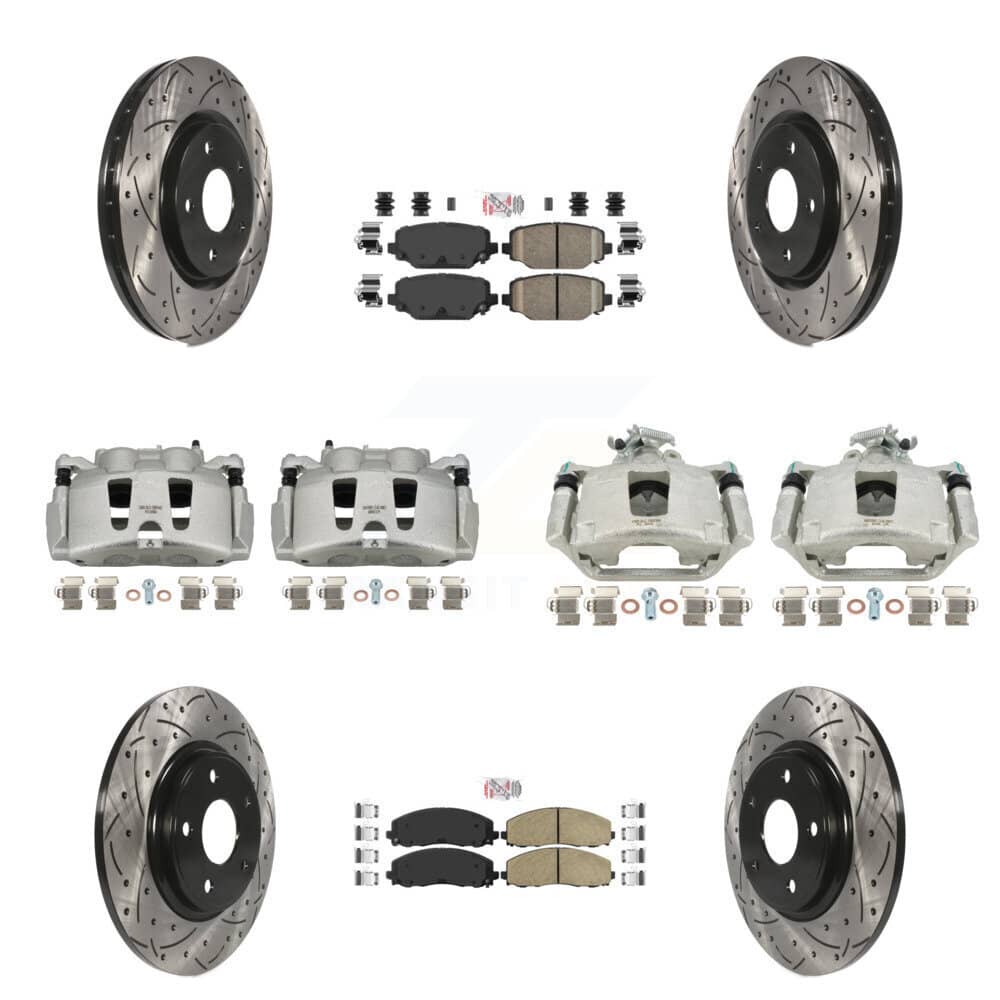 Transit Auto - KCD-101039N - Front and Rear Disc Brake Kits