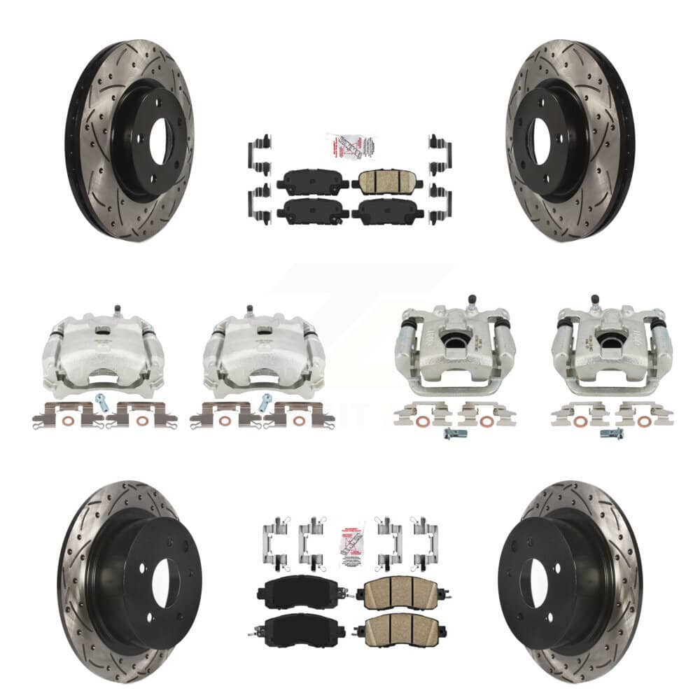 Transit Auto - KCD-101055N - Front and Rear Disc Brake Kits