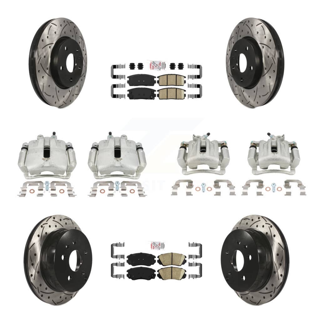 Transit Auto - KCD-101057N - Front and Rear Disc Brake Kits