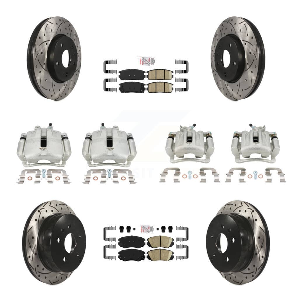 Transit Auto - KCD-101060N - Front and Rear Disc Brake Kits