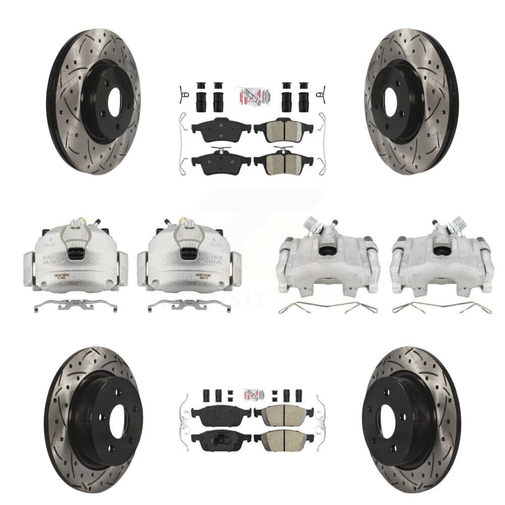 Transit Auto - KCD-101077N - Front and Rear Disc Brake Kits