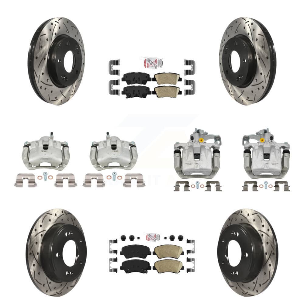 Transit Auto - KCD-101098N - Front and Rear Disc Brake Kits