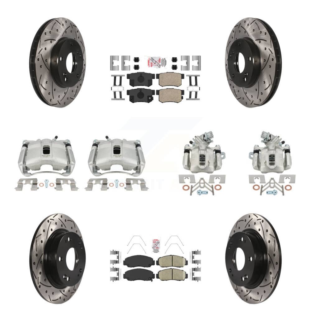Transit Auto - KCD-101132N - Front and Rear Disc Brake Kits