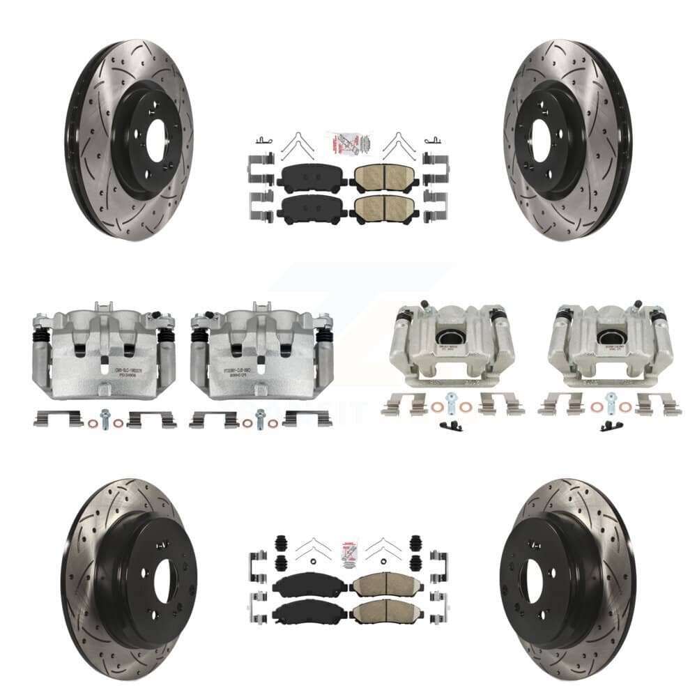 Transit Auto - KCD-101158N - Front and Rear Disc Brake Kits