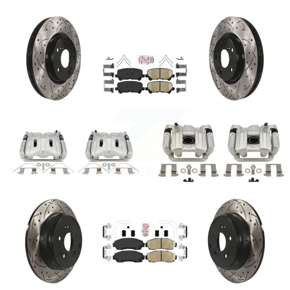 Transit Auto - KCD-101714N - Front and Rear Disc Brake Kits