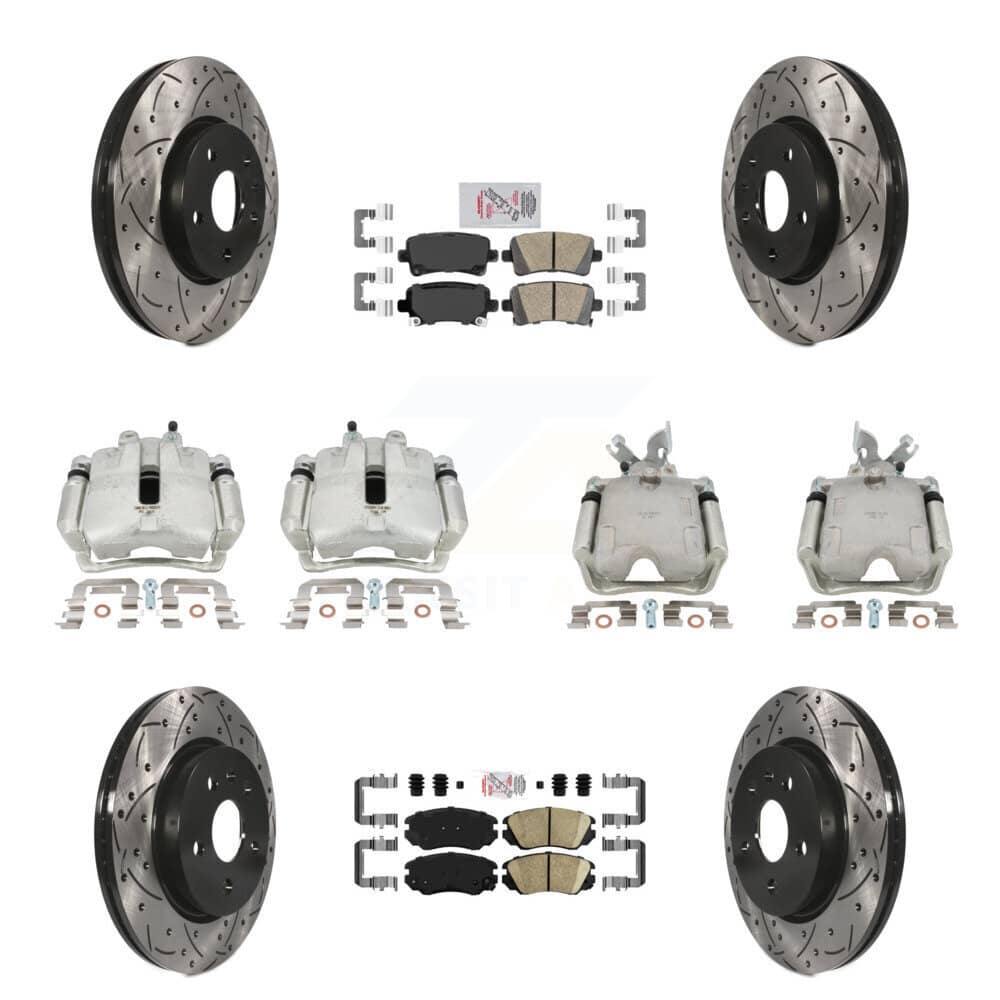 Transit Auto - KCD-101756N - Front and Rear Disc Brake Kits