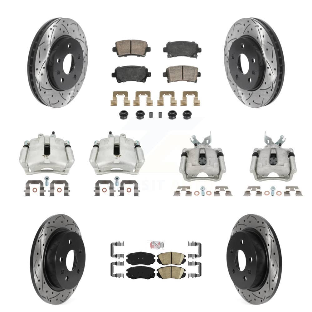 Transit Auto - KCD-101761N - Front and Rear Disc Brake Kits