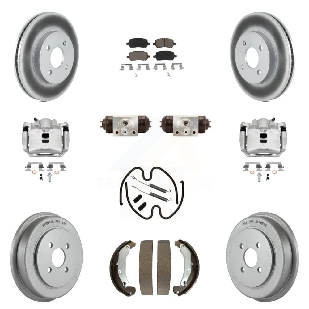 Transit Auto - KCG-100344C - Front and Rear Disc Brake Kits