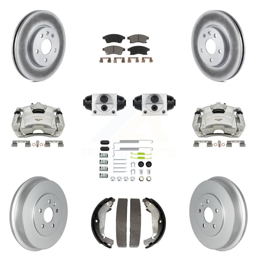 Transit Auto - KCG-100354C - Front and Rear Disc Brake Kits