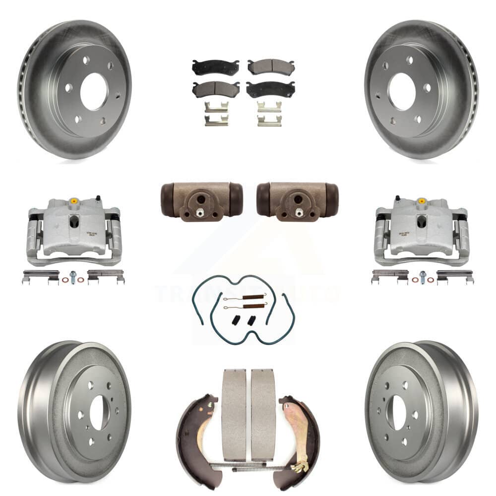 Transit Auto - KCG-100356P - Front and Rear Disc Brake Kits