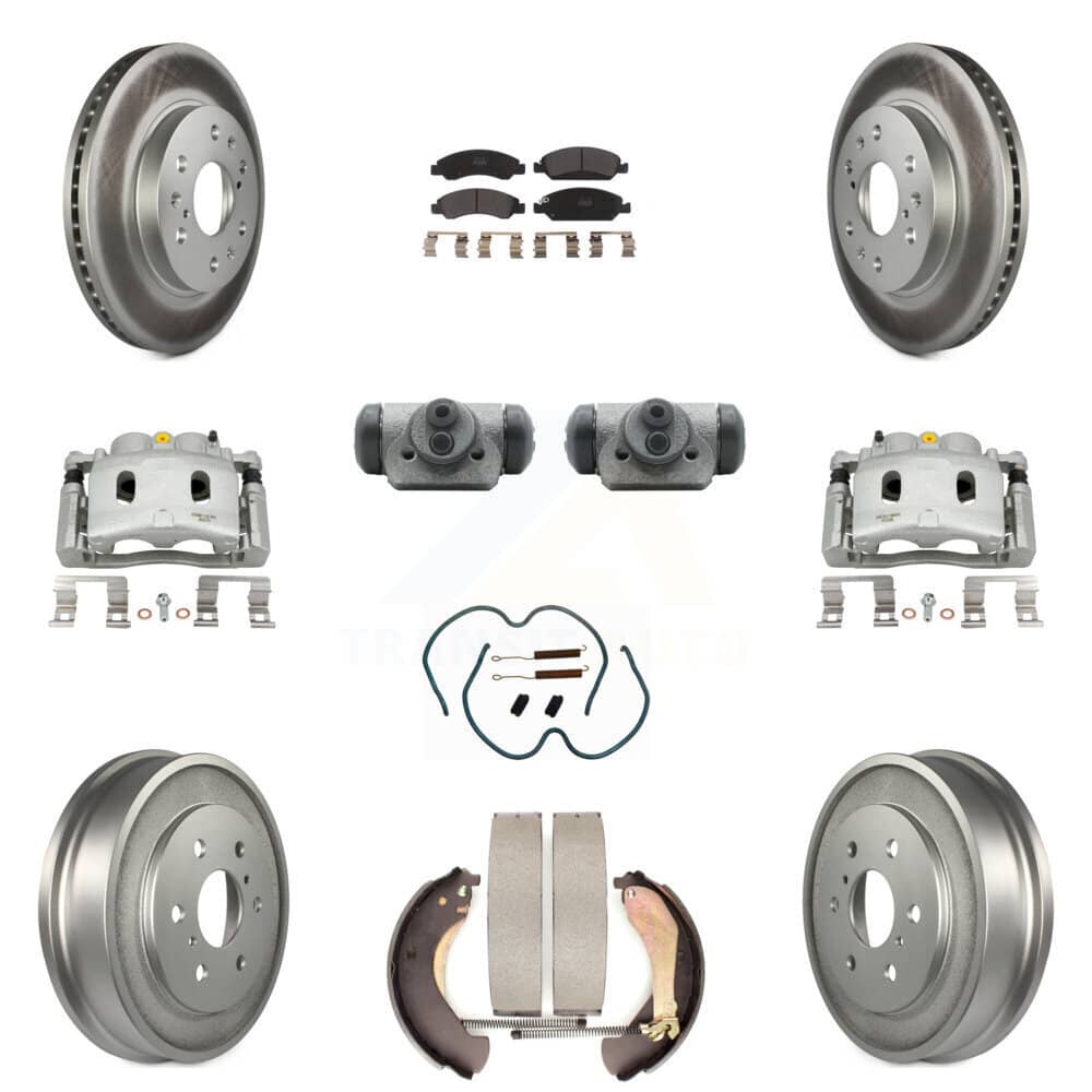 Transit Auto - KCG-100357P - Front and Rear Disc Brake Kits