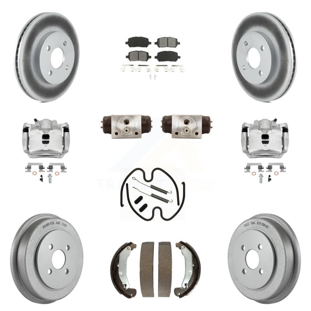 Transit Auto - KCG-100358S - Front and Rear Disc Brake Kits