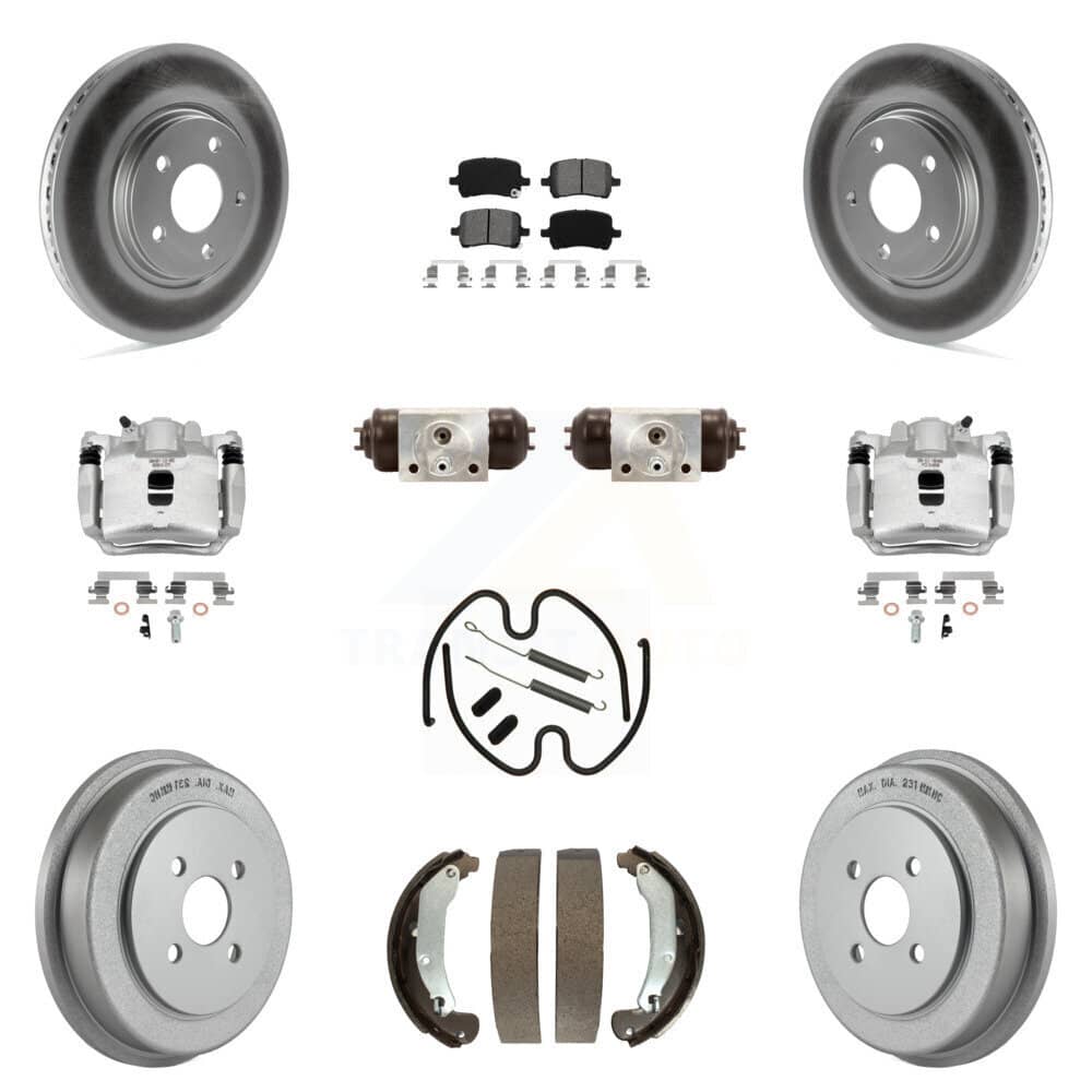 Transit Auto - KCG-100360S - Front and Rear Disc Brake Kits