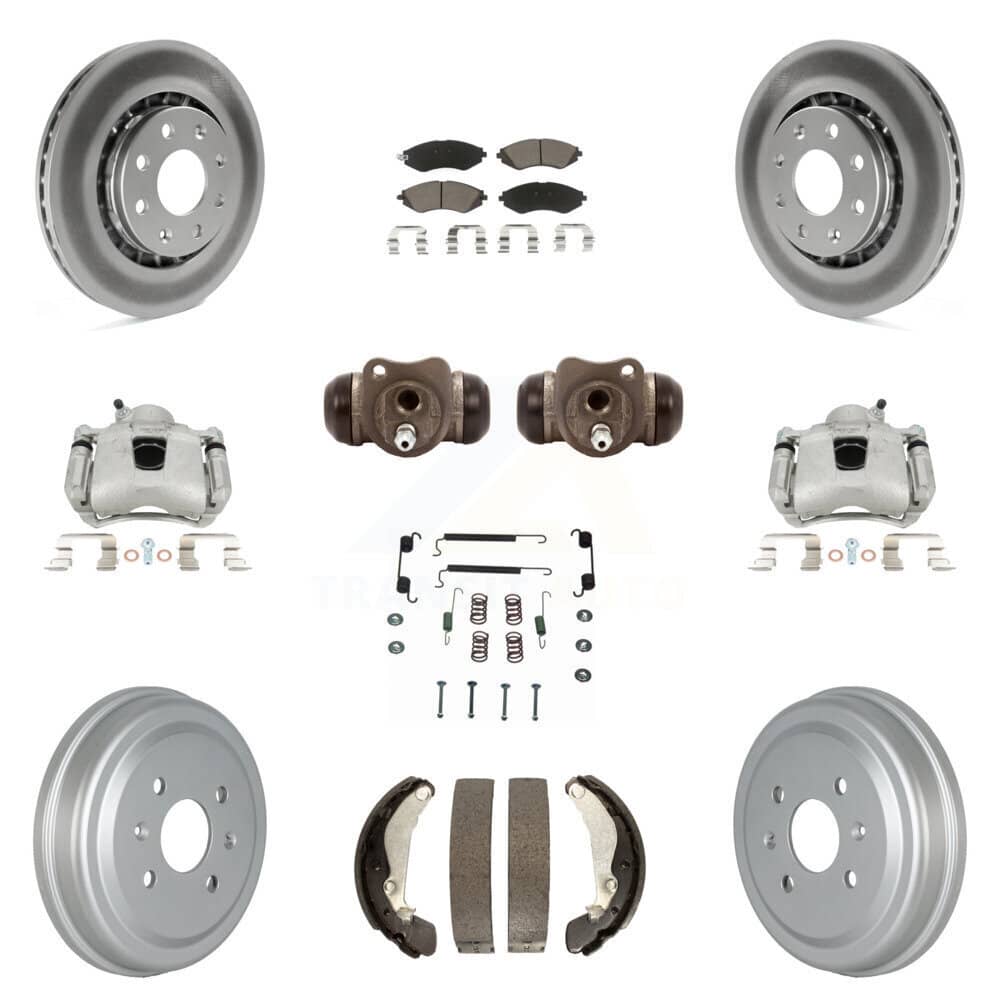 Transit Auto - KCG-100361C - Front and Rear Disc Brake Kits