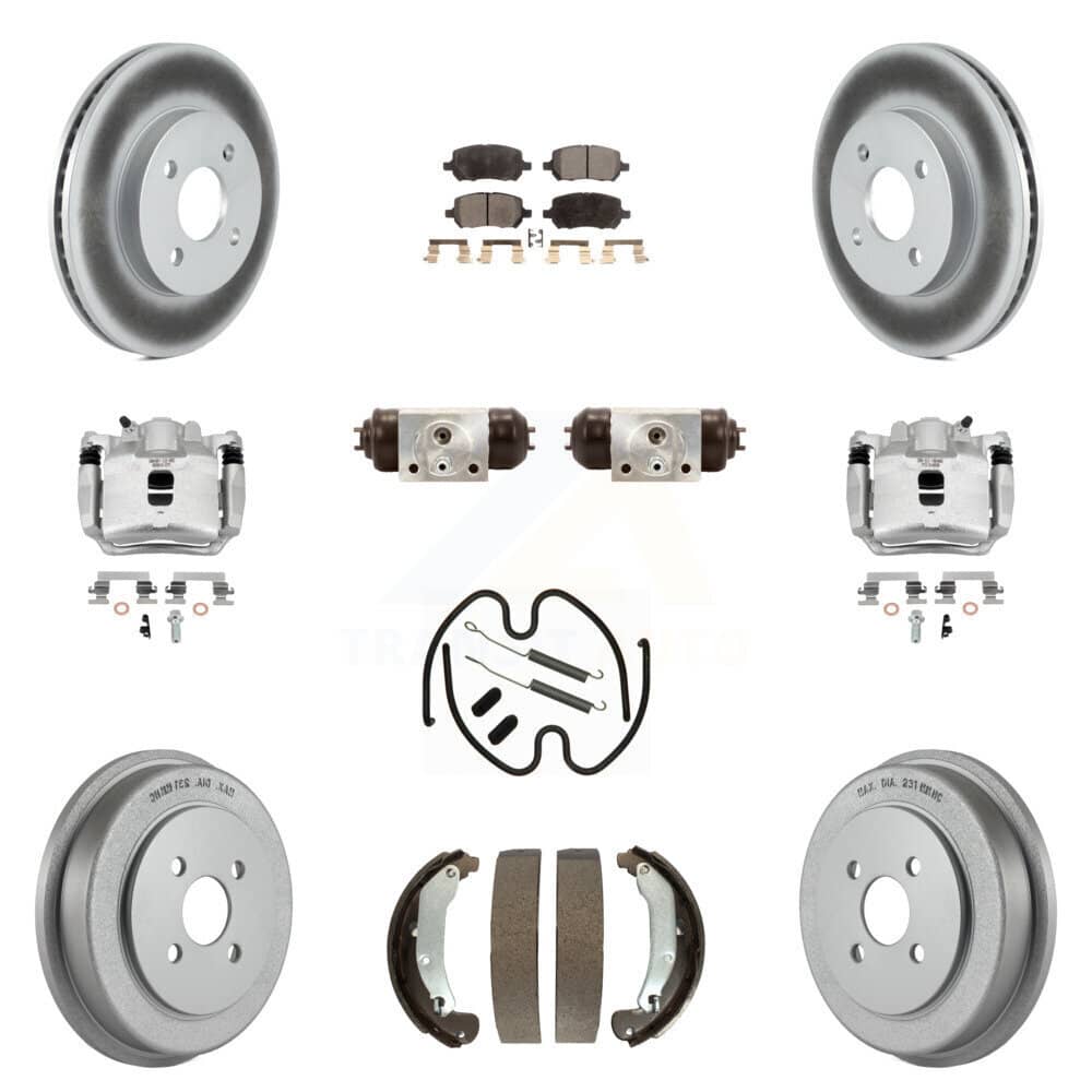 Transit Auto - KCG-100370T - Front and Rear Disc Brake Kits