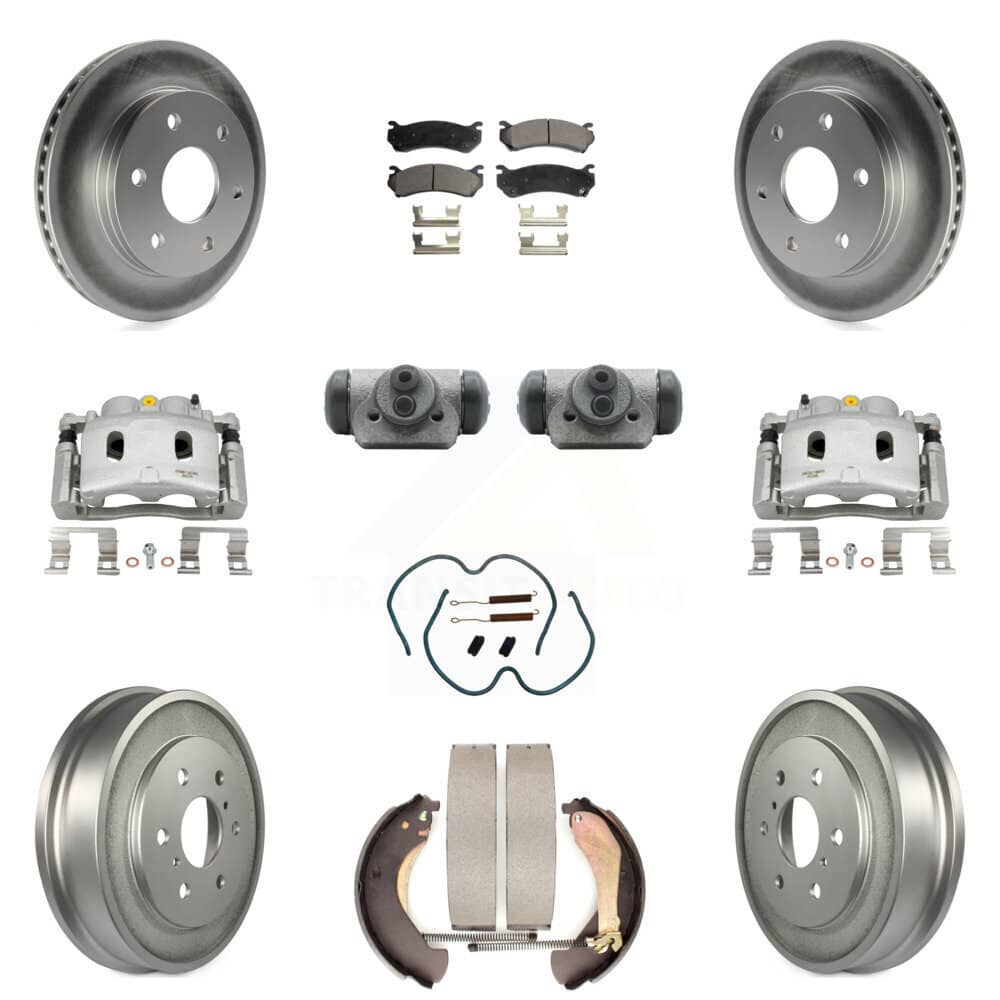Transit Auto - KCG-100377T - Front and Rear Disc Brake Kits