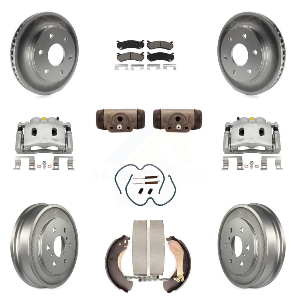 Transit Auto - KCG-100378C - Front and Rear Disc Brake Kits