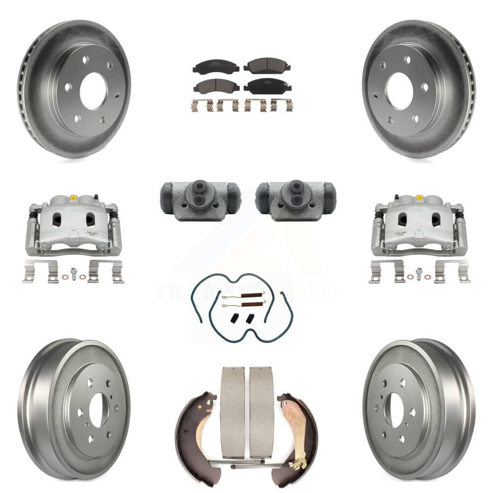 Transit Auto - KCG-100379T - Front and Rear Disc Brake Kits
