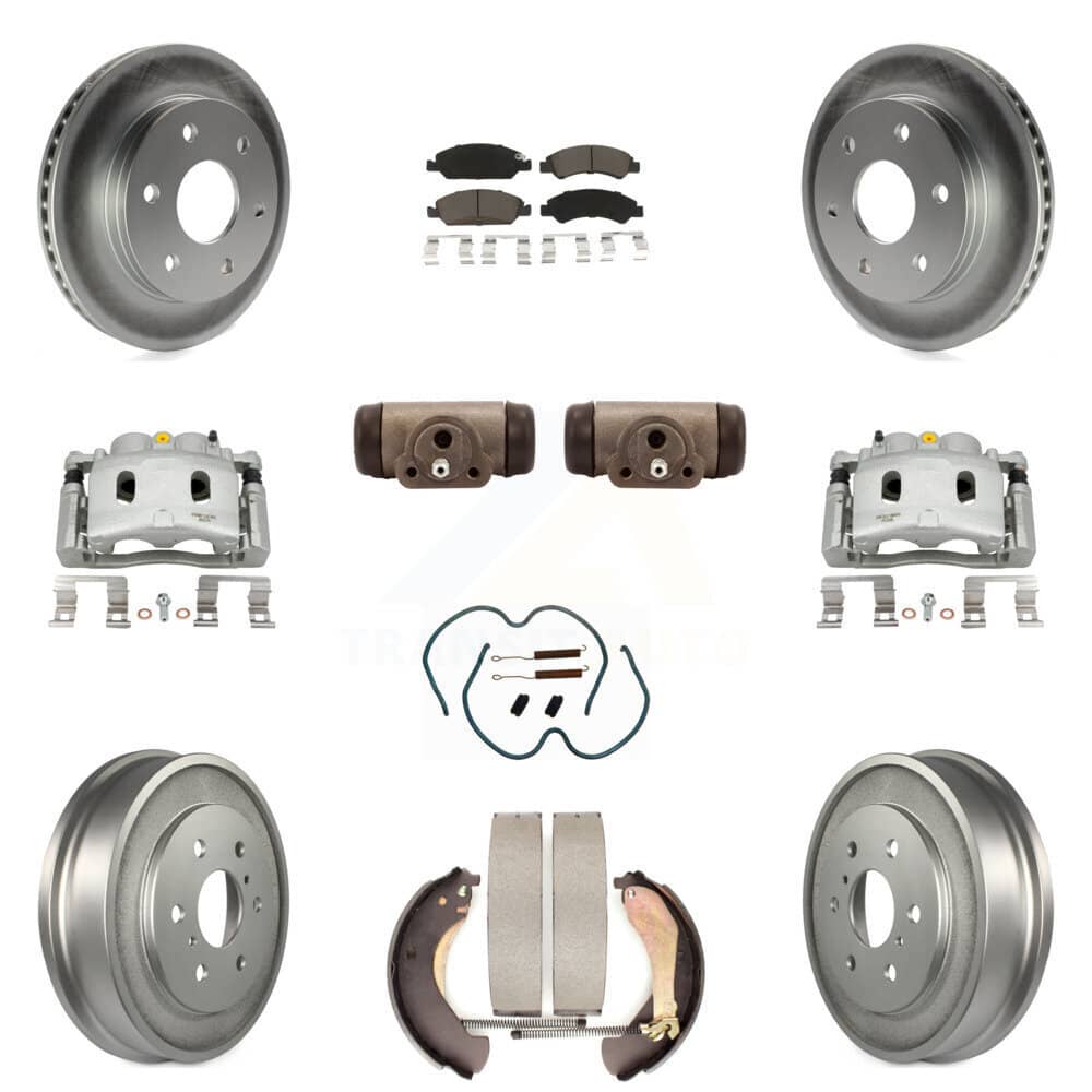 Transit Auto - KCG-100380C - Front and Rear Disc Brake Kits