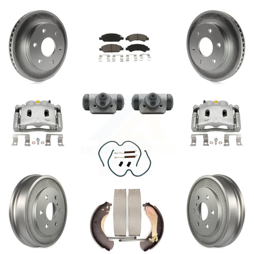 Transit Auto - KCG-100381C - Front and Rear Disc Brake Kits
