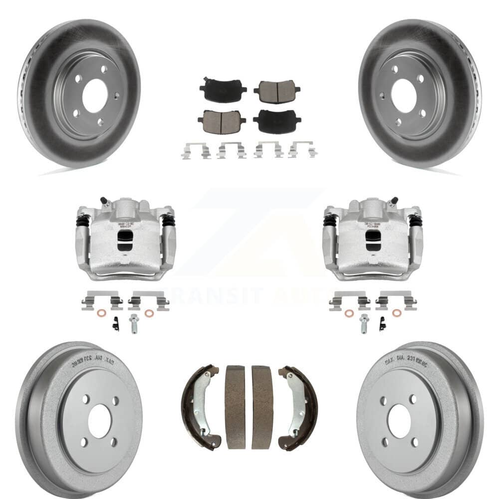 Transit Auto - KCG-100396C - Front and Rear Disc Brake Kits
