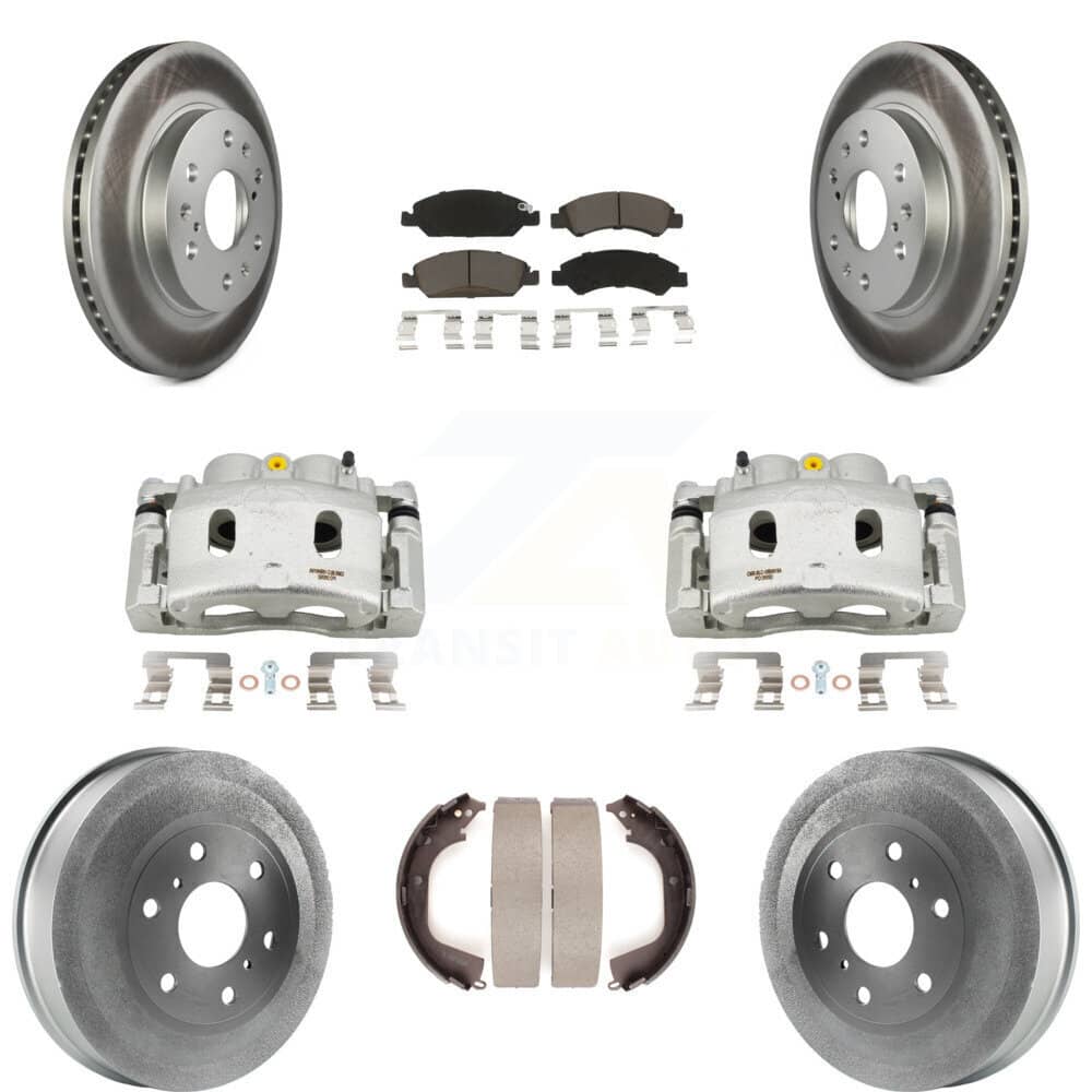 Transit Auto - KCG-100407C - Front and Rear Disc Brake Kits