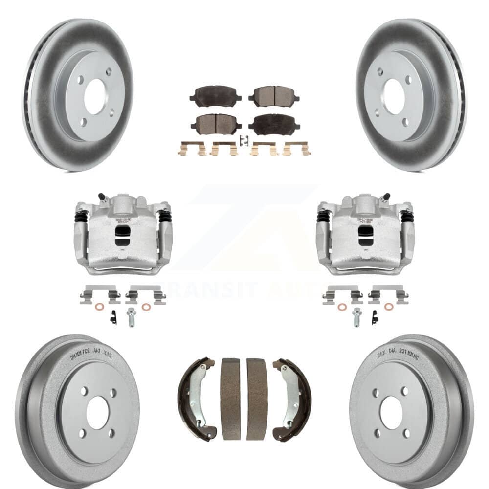 Transit Auto - KCG-100428P - Front and Rear Disc Brake Kits