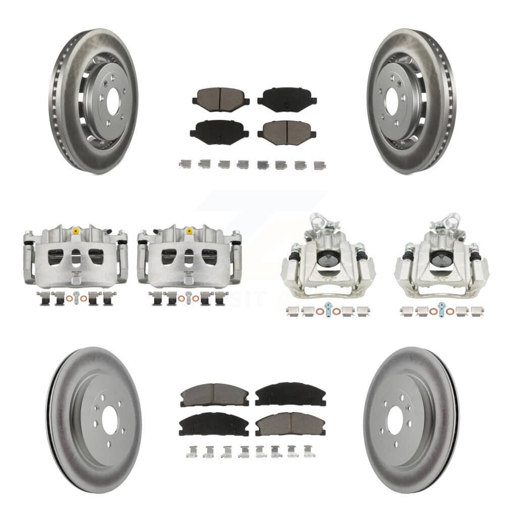 Transit Auto - KCG-100785C - Front and Rear Disc Brake Kits