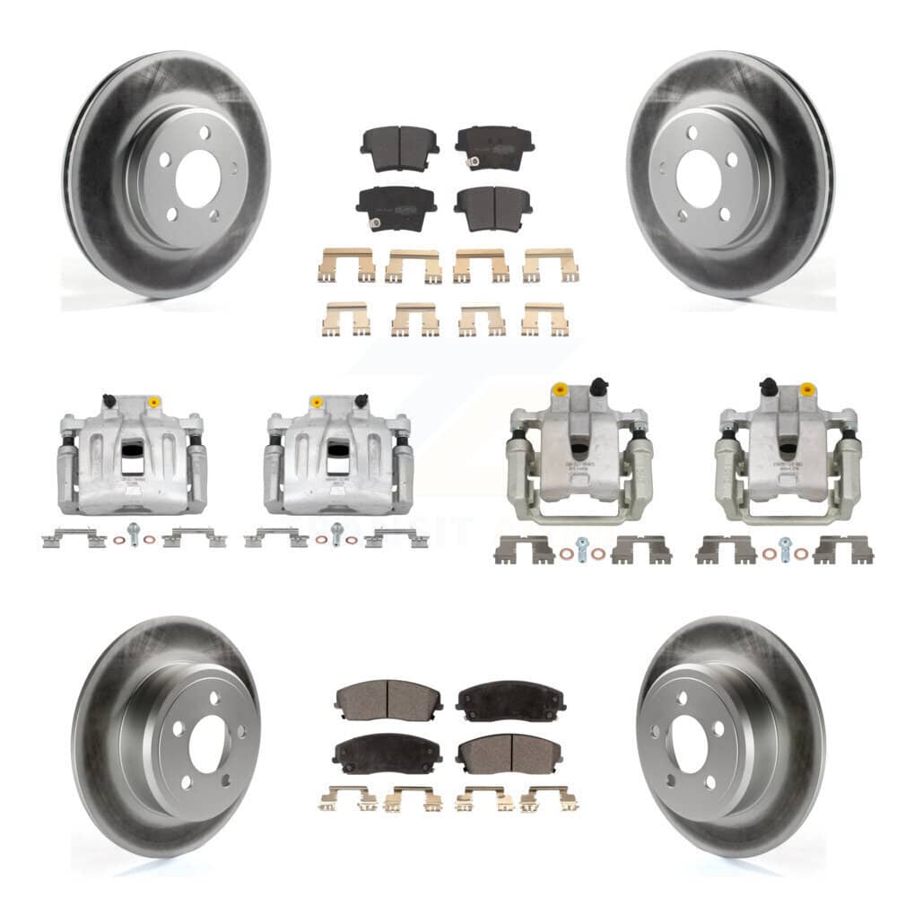 Transit Auto - KCG-100796P - Front and Rear Disc Brake Kits