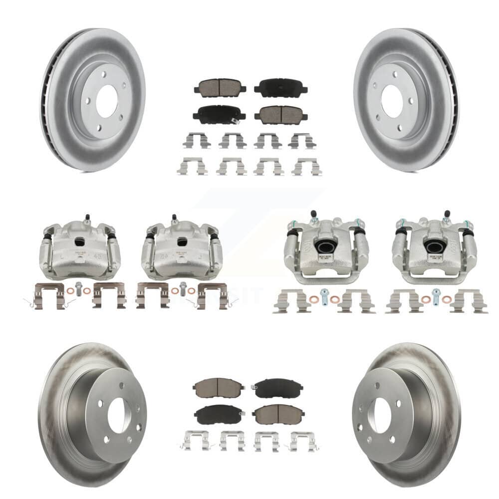 Transit Auto - KCG-100814C - Front and Rear Disc Brake Kits