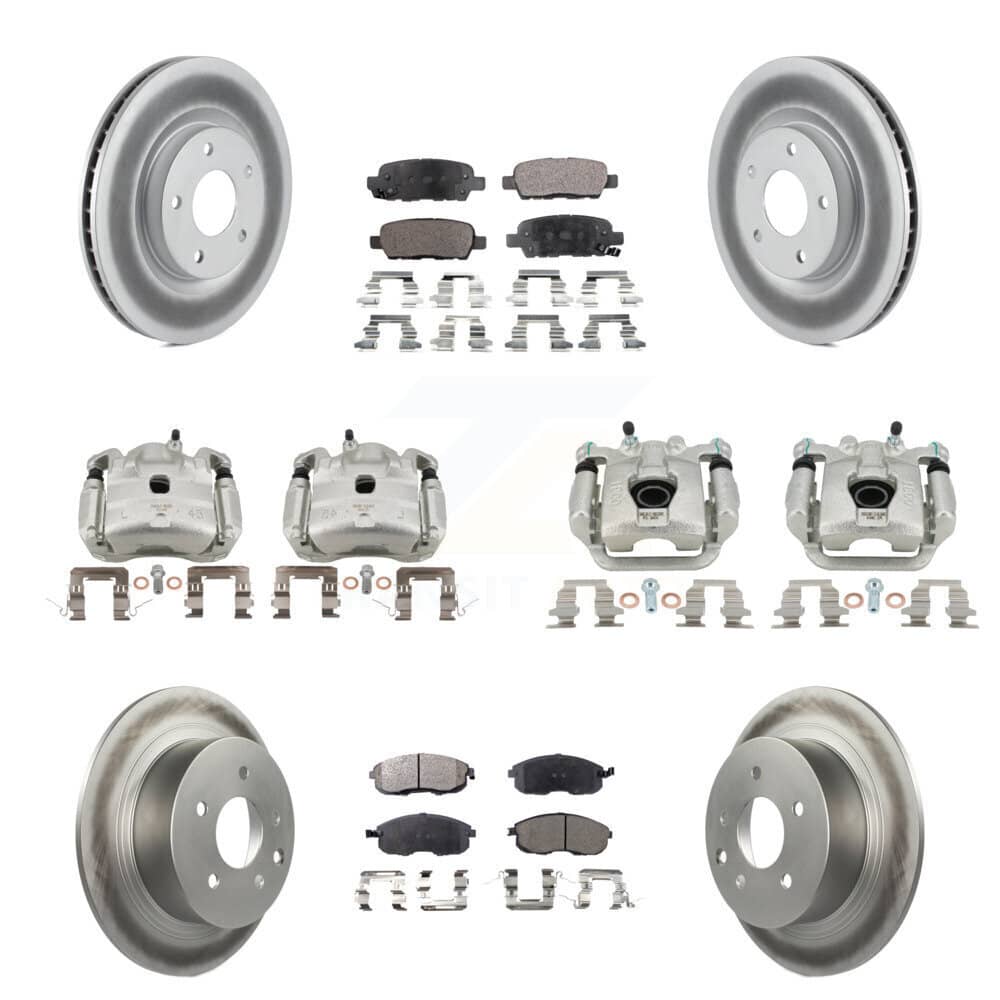 Transit Auto - KCG-100814T - Front and Rear Disc Brake Kits