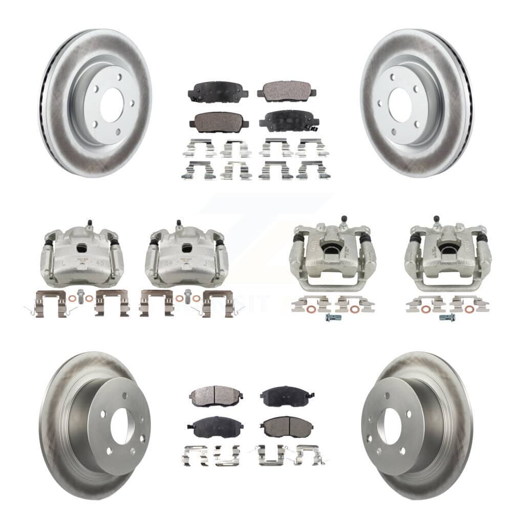 Transit Auto - KCG-100815P - Front and Rear Disc Brake Kits