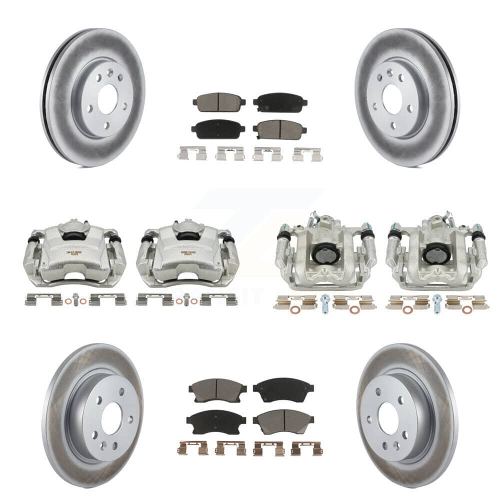 Transit Auto - KCG-100816C - Front and Rear Disc Brake Kits