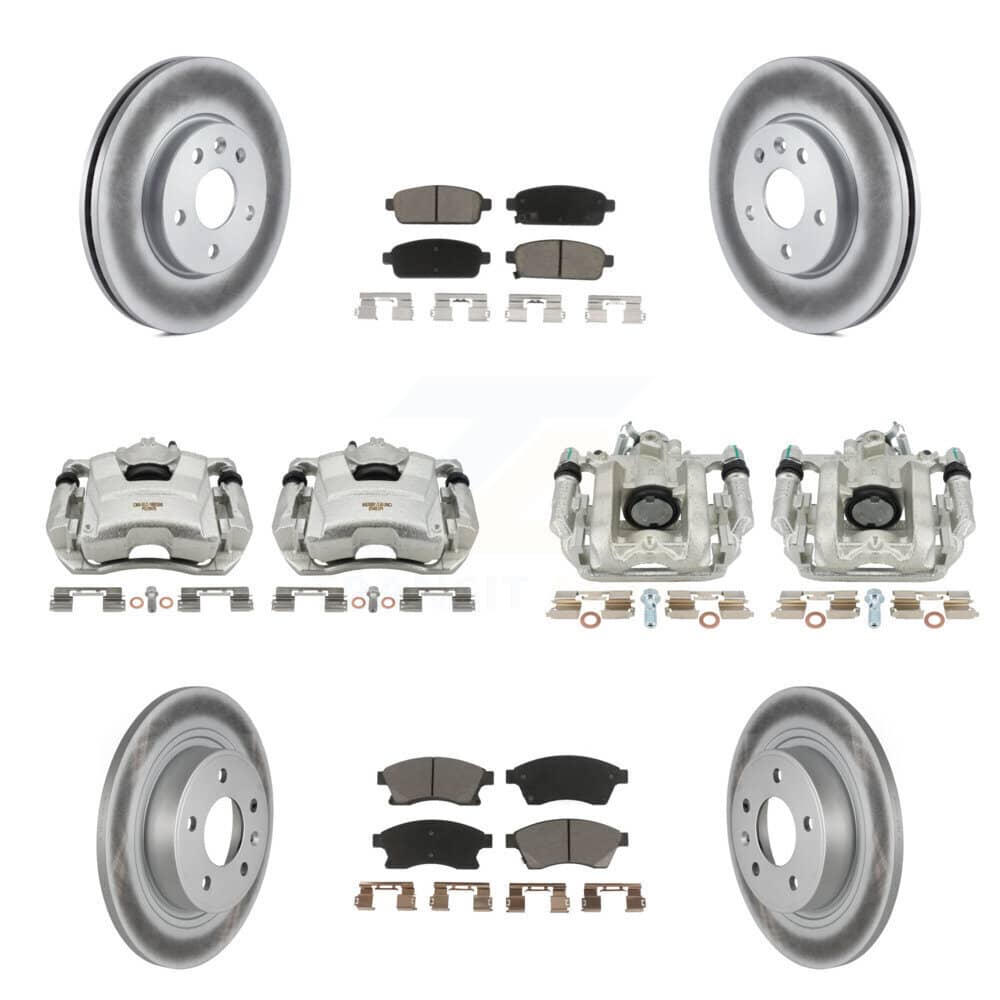 Transit Auto - KCG-100817C - Front and Rear Disc Brake Kits