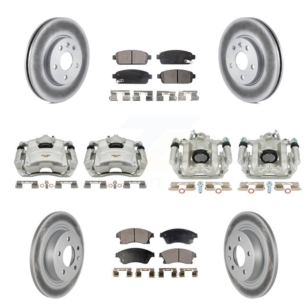 Transit Auto - KCG-100817T - Front and Rear Disc Brake Kits