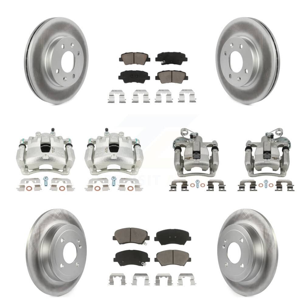 Transit Auto - KCG-100840C - Front and Rear Disc Brake Kits