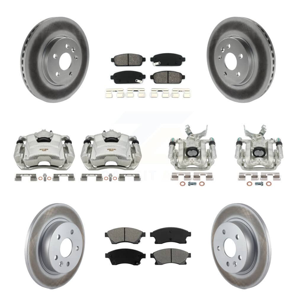 Transit Auto - KCG-100858S - Front and Rear Disc Brake Kits