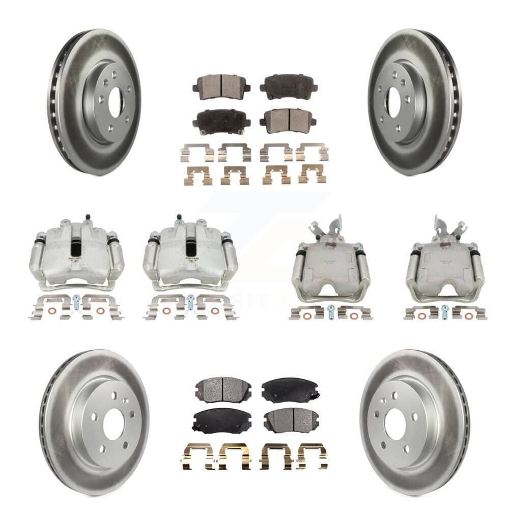 Transit Auto - KCG-100869P - Front and Rear Disc Brake Kits