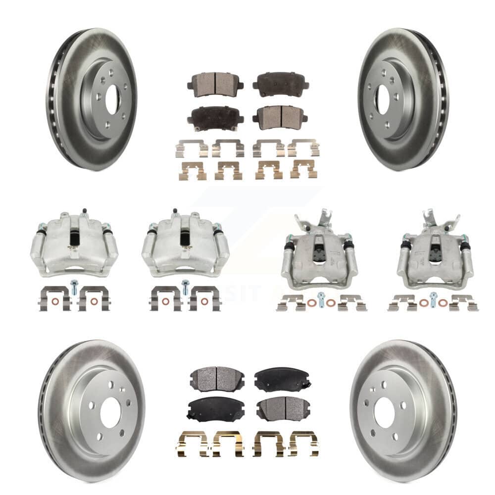 Transit Auto - KCG-100873P - Front and Rear Disc Brake Kits
