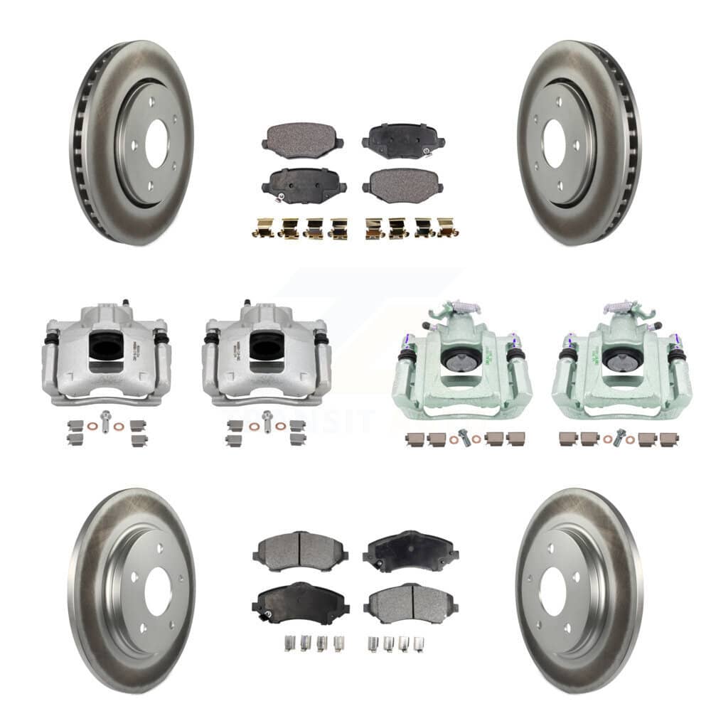 Transit Auto - KCG-100889P - Front and Rear Disc Brake Kits