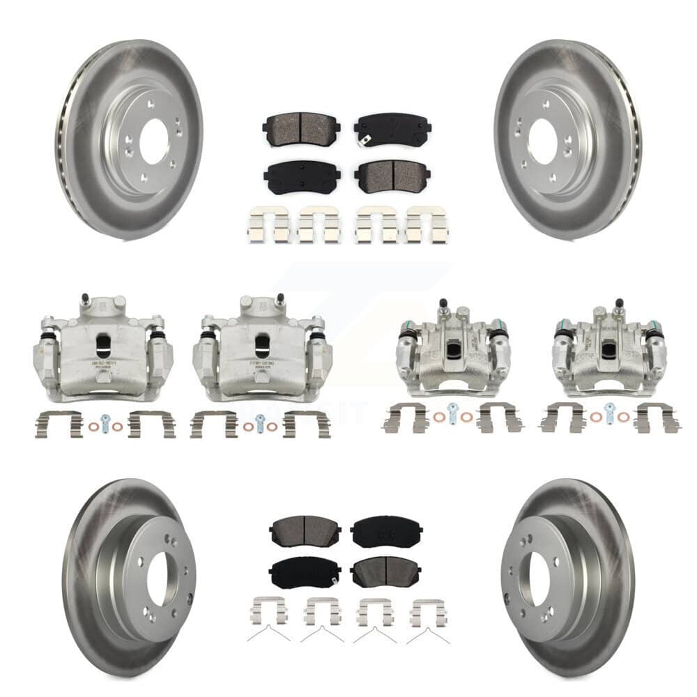 Transit Auto - KCG-100889S - Front and Rear Disc Brake Kits